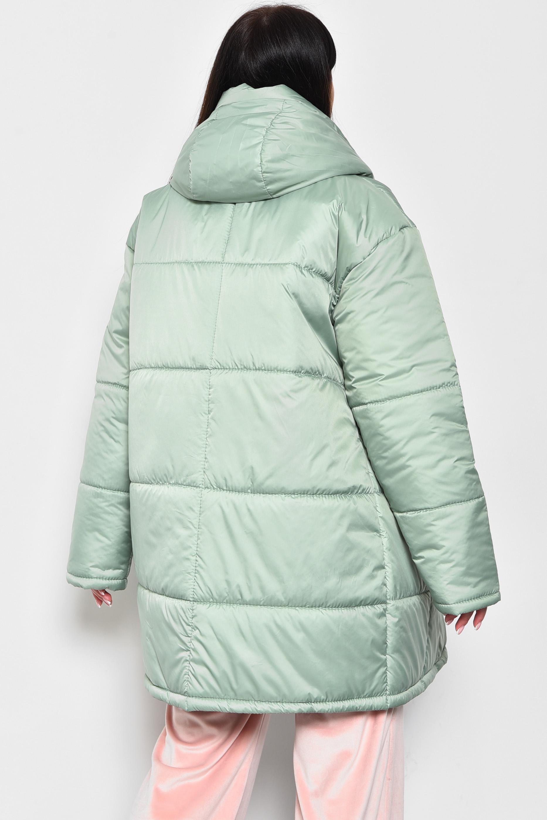 Куртка жіноча демісезонна L М'ятний (172233) - фото 3 Куртка жіноча демісезонна L М'ятний (172233) - фото 3