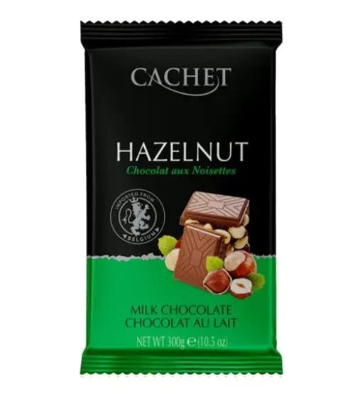 Шоколад Cachet Hazelnut Milk молочный 300 г (20584966)