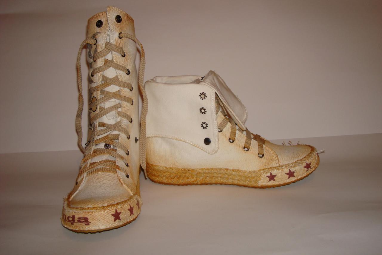 Кеди жіночі Linda р. 40 25,5 см Бежевий (2324838810) - фото 3 Кеди жіночі Linda р. 40 25,5 см Бежевий (2324838810) - фото 3