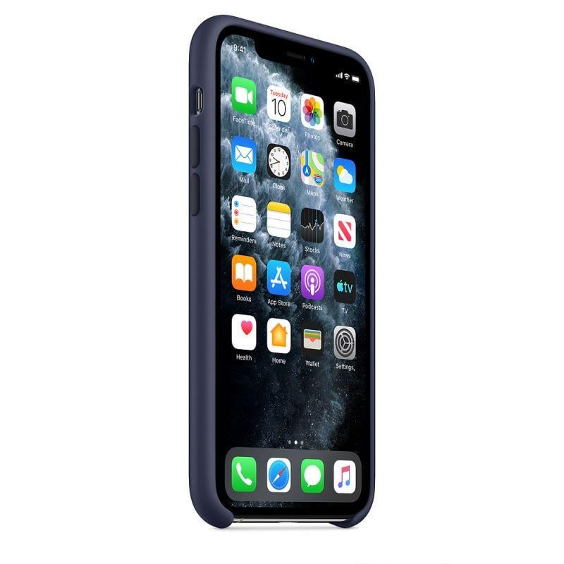 Силіконовий чохол накладка Apple Silicone Case for iPhone 11, Midnight Blue (HC) (A) - фото 6