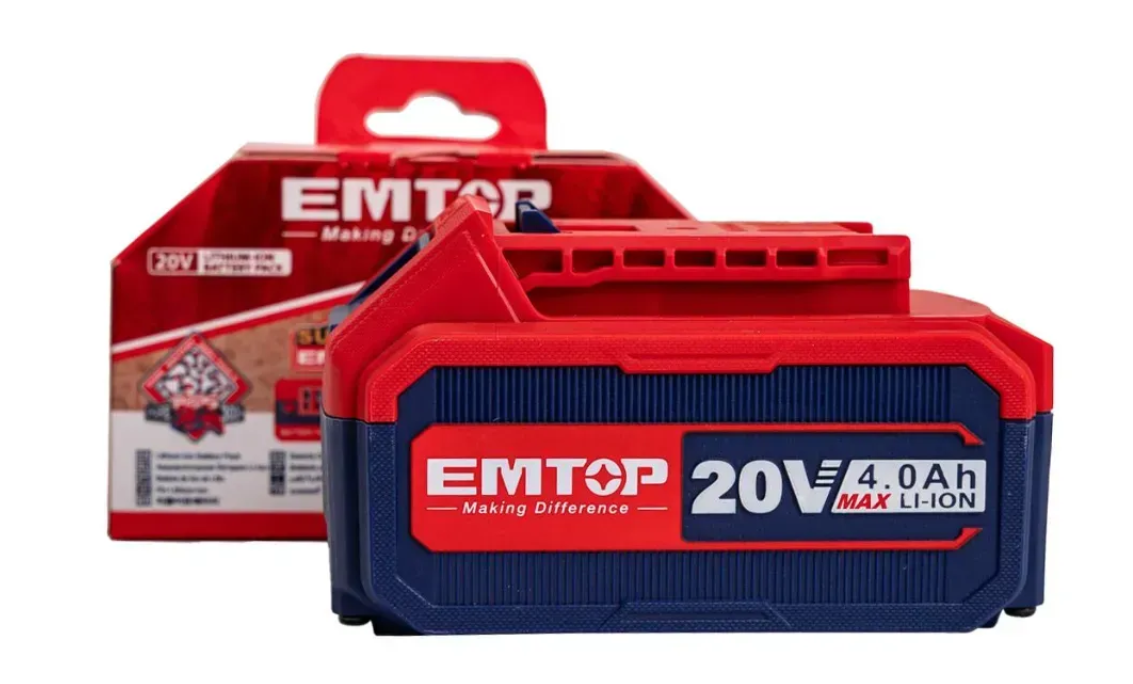 Аккумулятор EMTOP EBPK20021 P20S 20 В 4 А·ч (33501698)