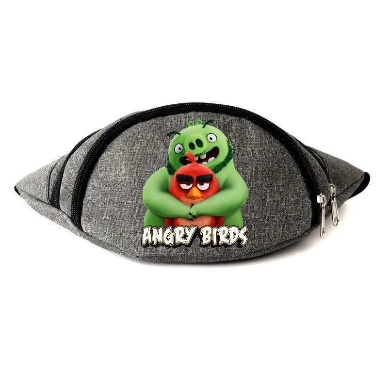 Поясная сумка-бананка Cappuchino toys Angry Birds Red/Pig Серый (2064147811) Поясная сумка-бананка Cappuchino toys Angry Birds Red/Pig Серый (2064147811)