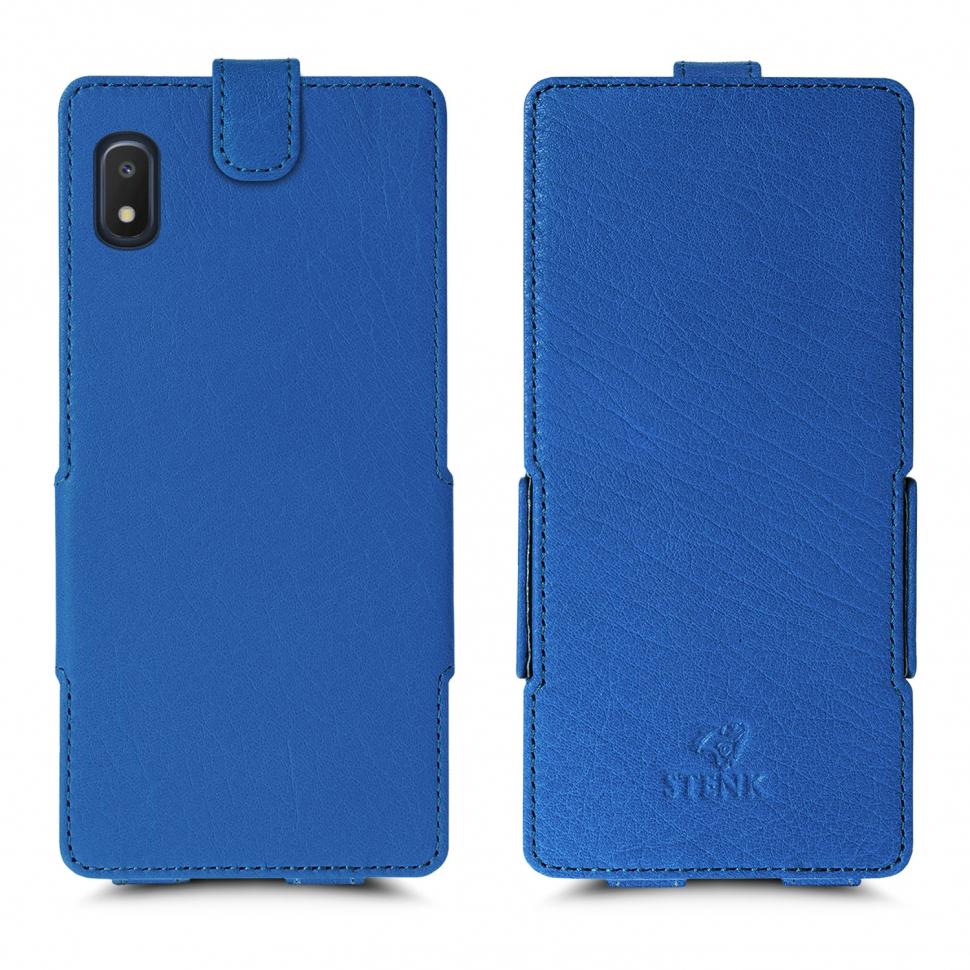 Чехол флип Stenk Prime для Samsung Galaxy A10e Selfie Ярко-синий (67059)