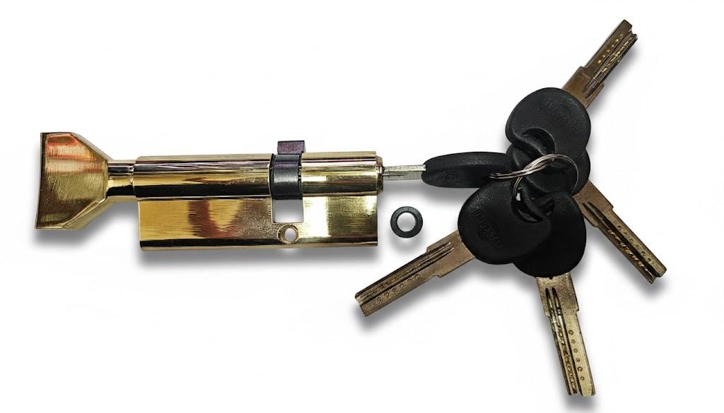 Серцевина для замка Imperial 80 мм 30х50 ключ-вороток (7981)