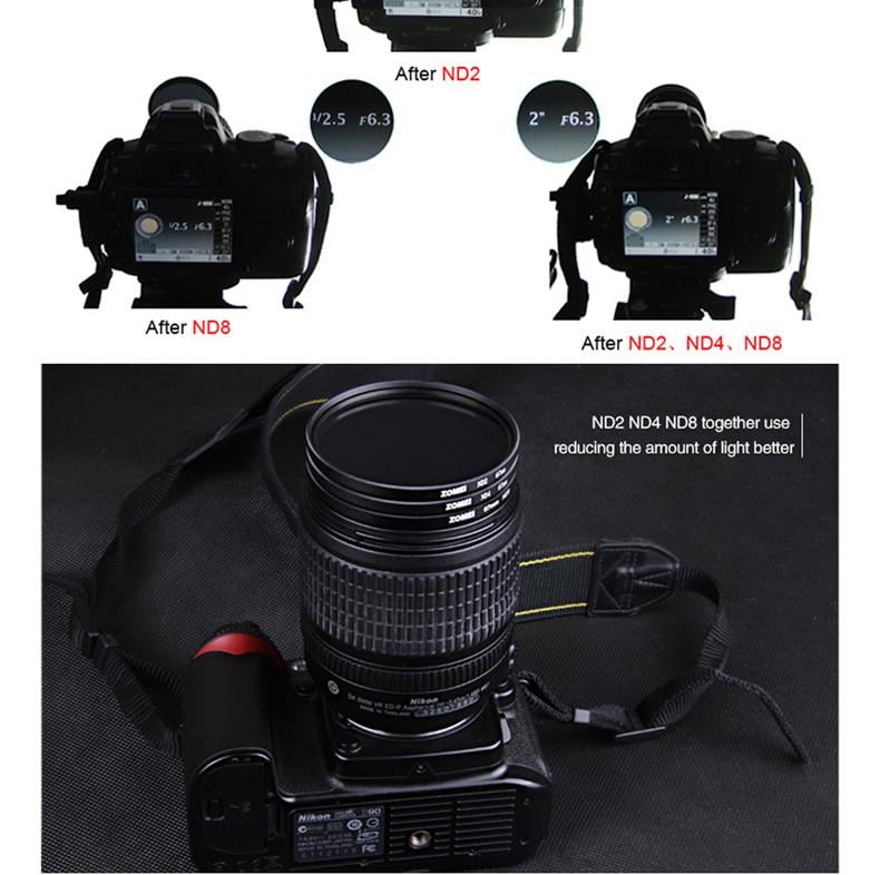 Світлофільтр Zomei ND8 67 мм - фото 6