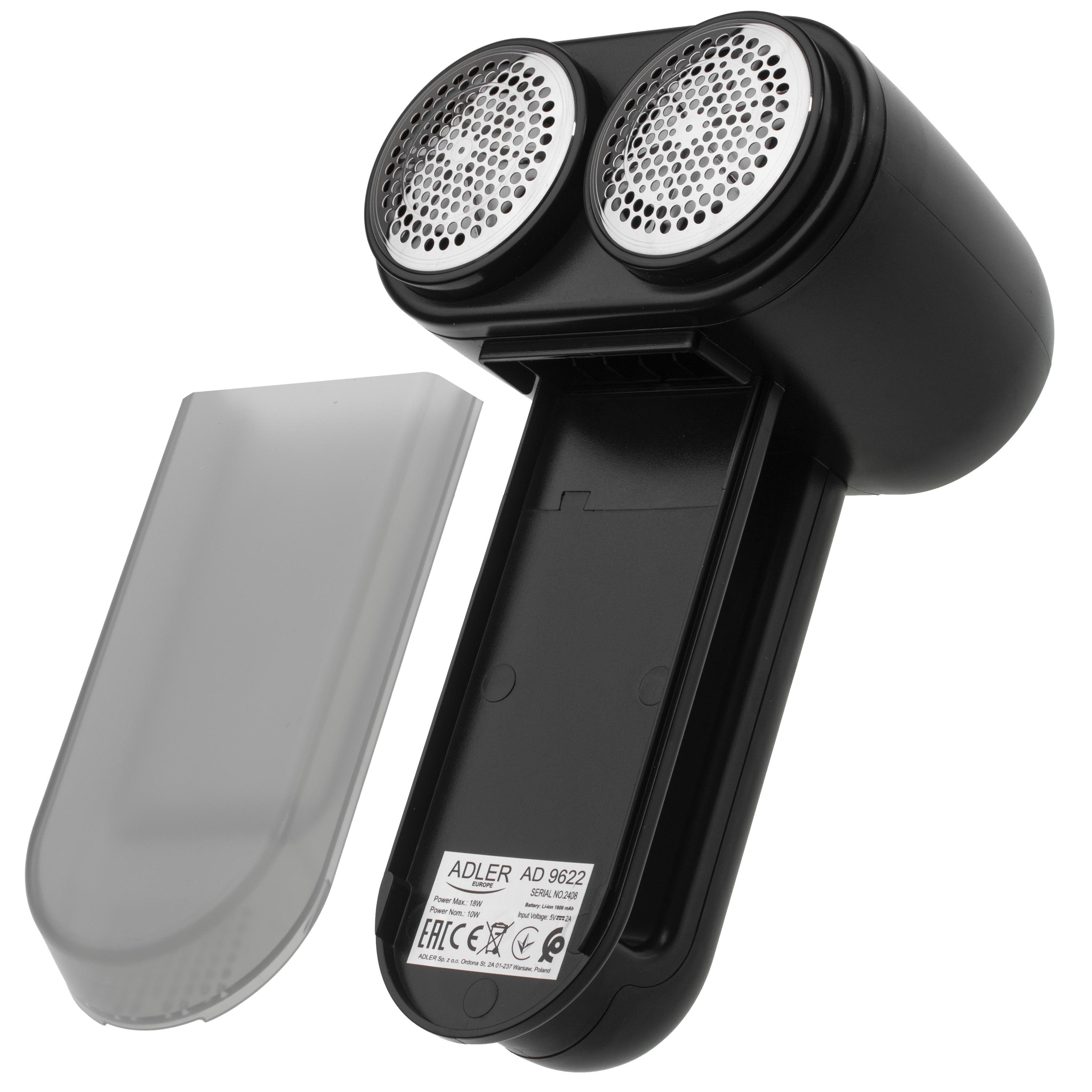 Машинка для удаления катышков Adler LCD Black (AD9622b) - фото 7 Машинка для удаления катышков Adler LCD Black (AD9622b) - фото 7