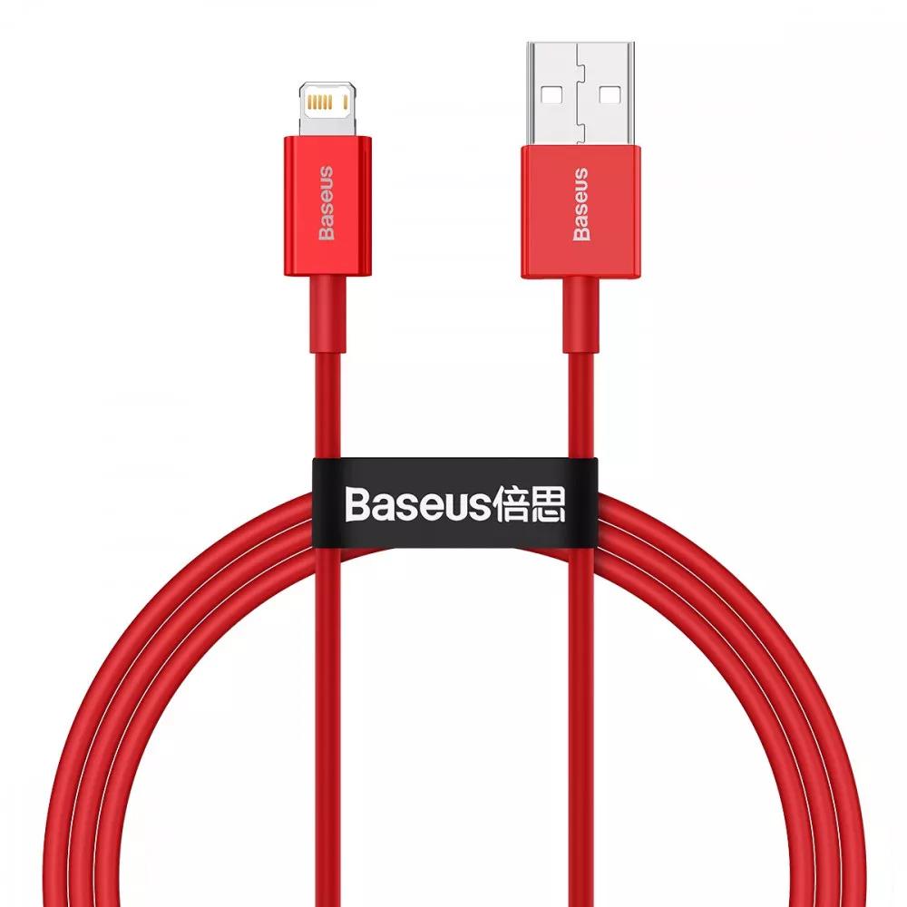 Кабель Baseus CALYS-A03 Superior Series Fast Charging Lightning 2,4 A 1 м Red