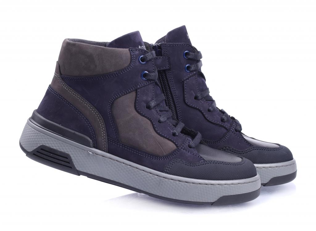 Черевики осінні Topitop для хлопчиків 3106 р. 37 Синьо-сірий