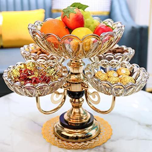 Фруктовниця Fruit tray 1300-5 на 5 тарілок два яруси (16616) - фото 4