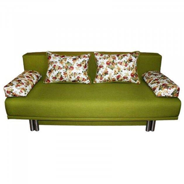 Диван раскладной Шик Галичина Марсель ортопедический Дерево/Светло-зеленый