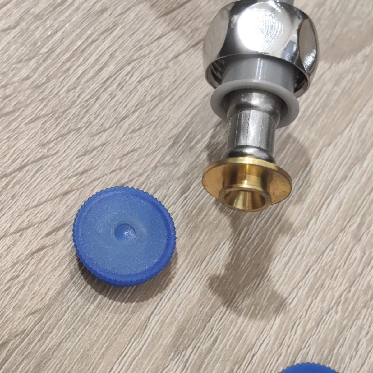 Шланг спіральний Disfact PU-CU з опресованими фітингами для гігієнічного душу 2,5 м Сірий/Хром (3285) - фото 4