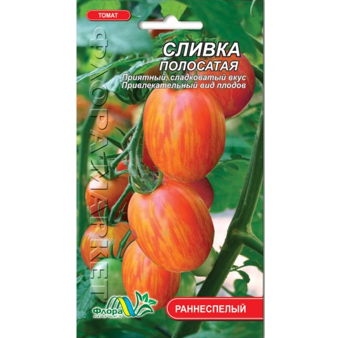 Семена томата Сливка полосатая раннеспелая 0,1 г (26164)