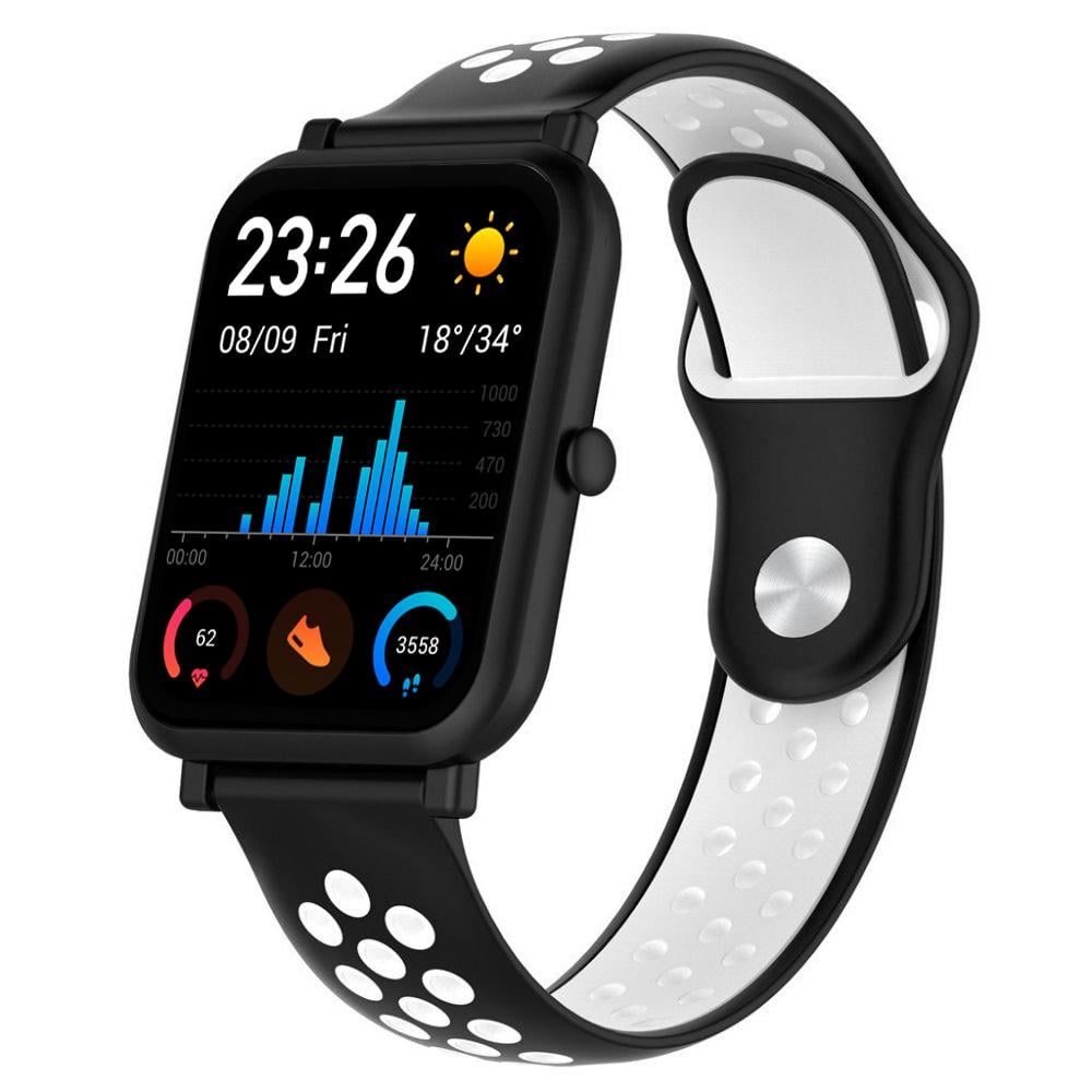 Ремешок Sport для Amazfit GTS Black/White (13184-1E) Ремешок Sport для Amazfit GTS Black/White (13184-1E)