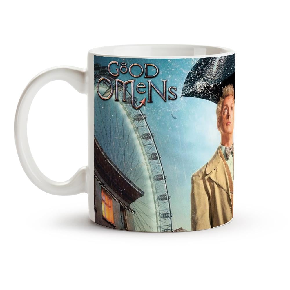 Чашка Good Omens Ангел и Демон в Лондоне керамика 330 мл (29543869)
