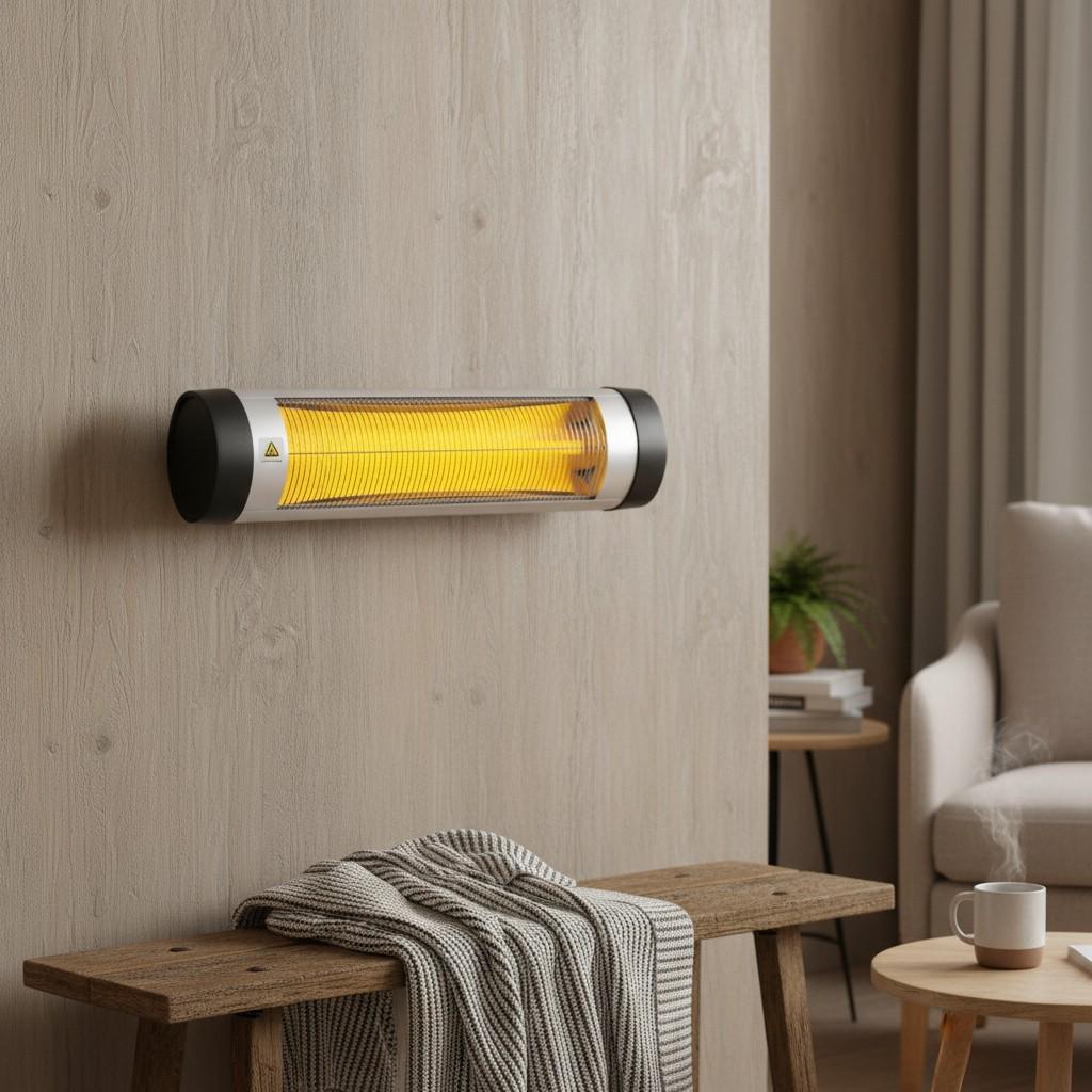 Инфракрасный обогреватель кварцевый универсальный 5 режимов 2000 Вт Черно-серебристый (IH-2000-Q1S1) - фото 8 Инфракрасный обогреватель кварцевый универсальный 5 режимов 2000 Вт Черно-серебристый (IH-2000-Q1S1) - фото 8