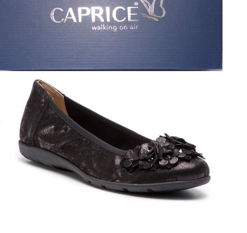 Балетки женские кожаные Caprice 9-22153-22 007 р. 36 Черный (43)