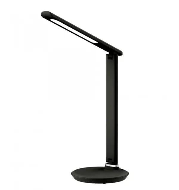 Настольная LED-лампа Lebron L-TL-L с блоком питания 9W 3000K 4100K 6500K Черная кожа (27813863)