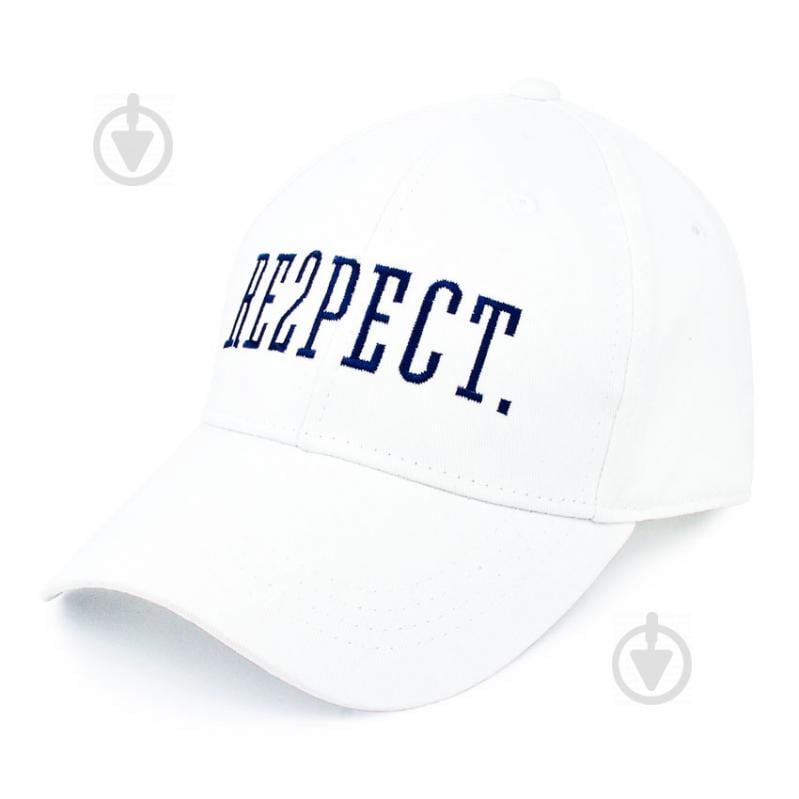 Бейсболка Beani'qe Re2pekt 100% коттон Регулируемый Размер Белый (26057)