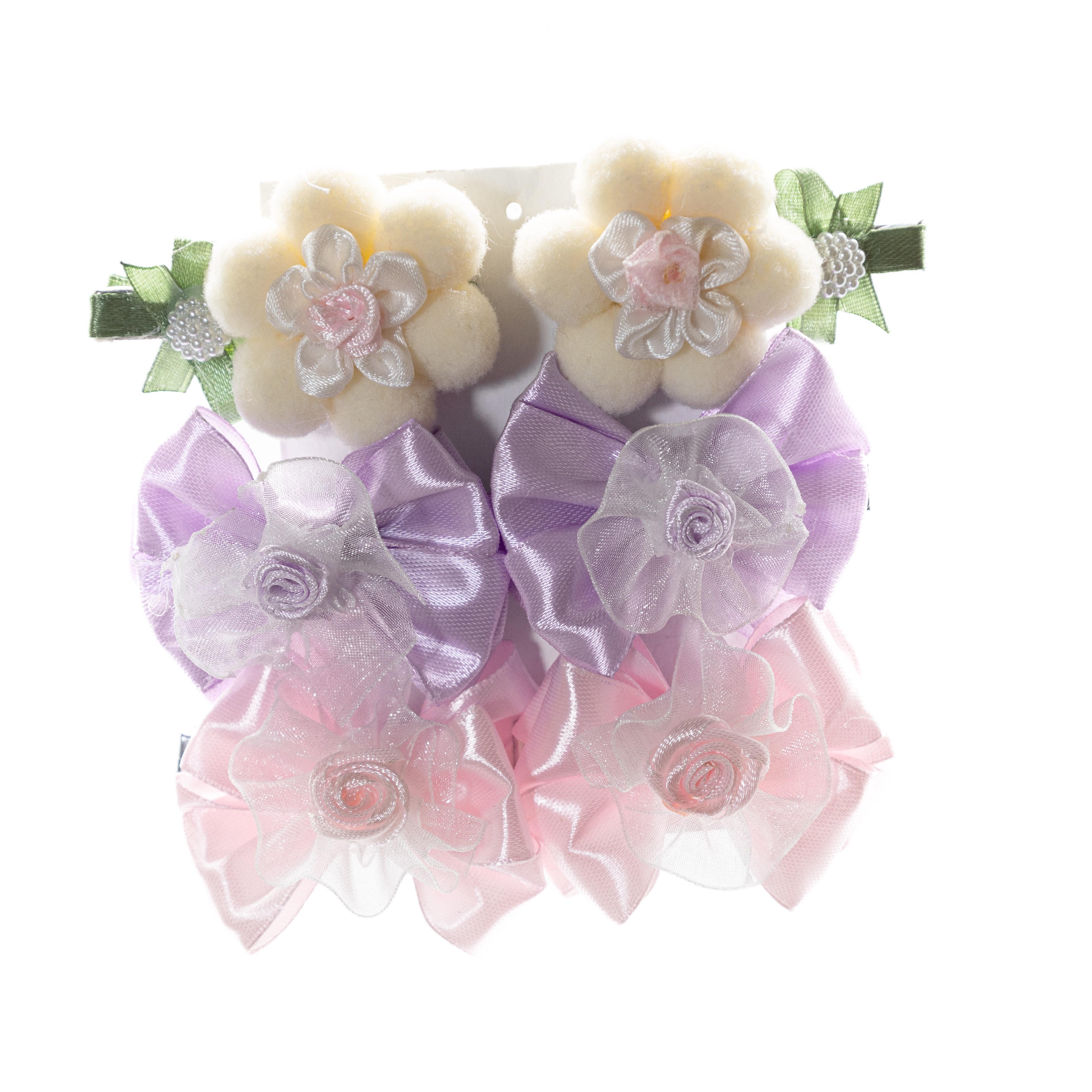 Заколка-бант ДАЙС для волос 5 см 6 шт. (БСР5-6)