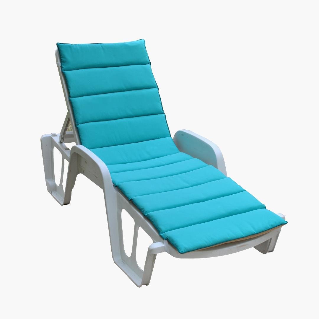 Матрас для шезлонга Ost-Fran ONDA texsilk FL-313/306 188х57х5 см Бирюзовый (2348)