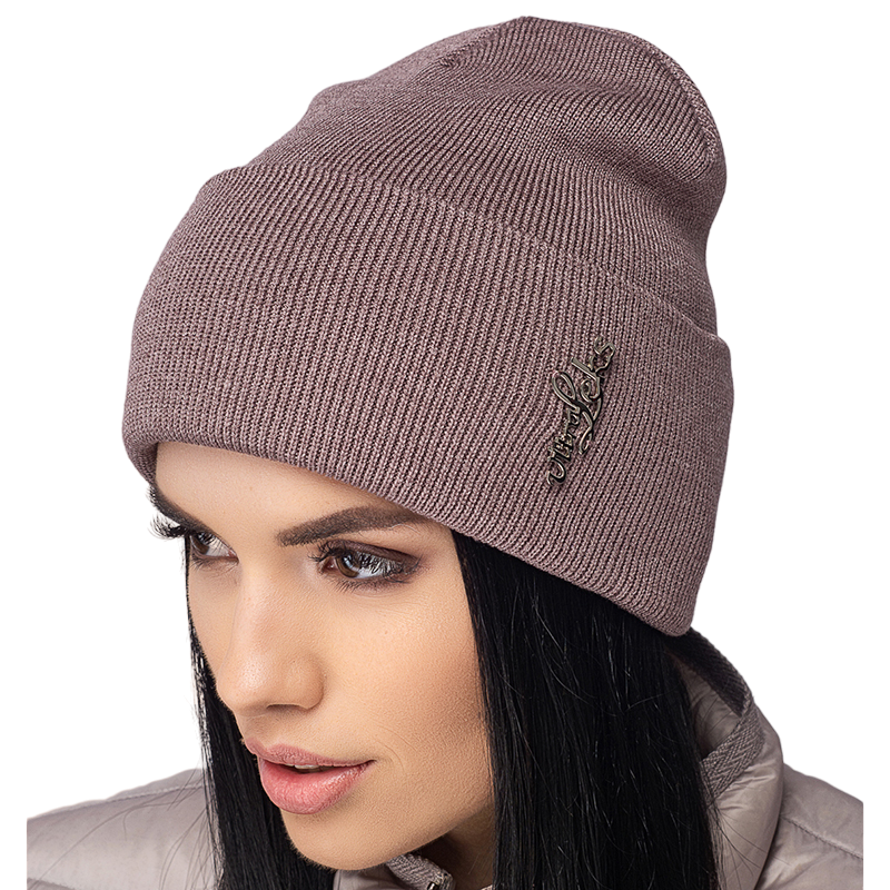 Шапка женская Leks Компас one size Кофе