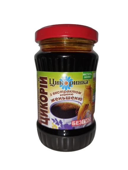 Цикорій розчинний Цикоринка з екстрактом кореню женьшеню 200 г (29952624) Цикорій розчинний Цикоринка з екстрактом кореню женьшеню 200 г (29952624)