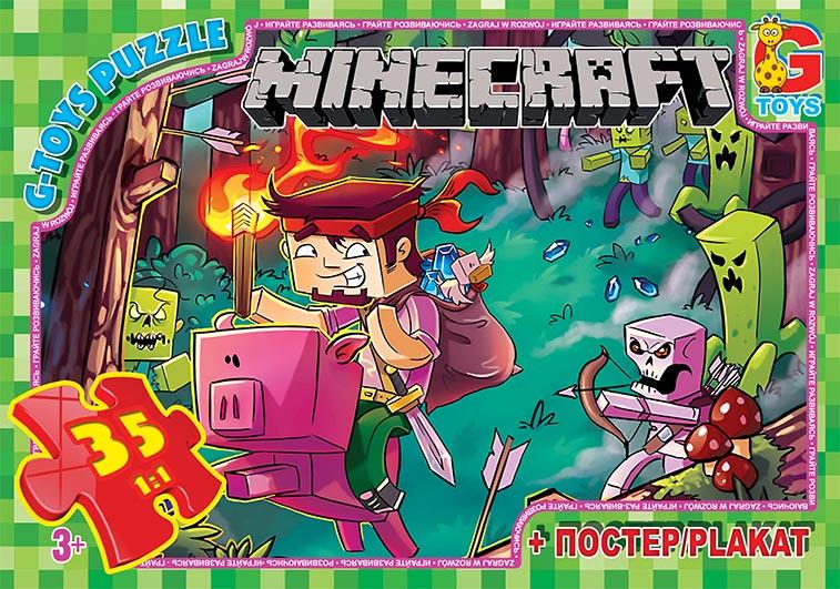 Пазли G-Toys Minecraft MC776 35 елементів (4824687633902)