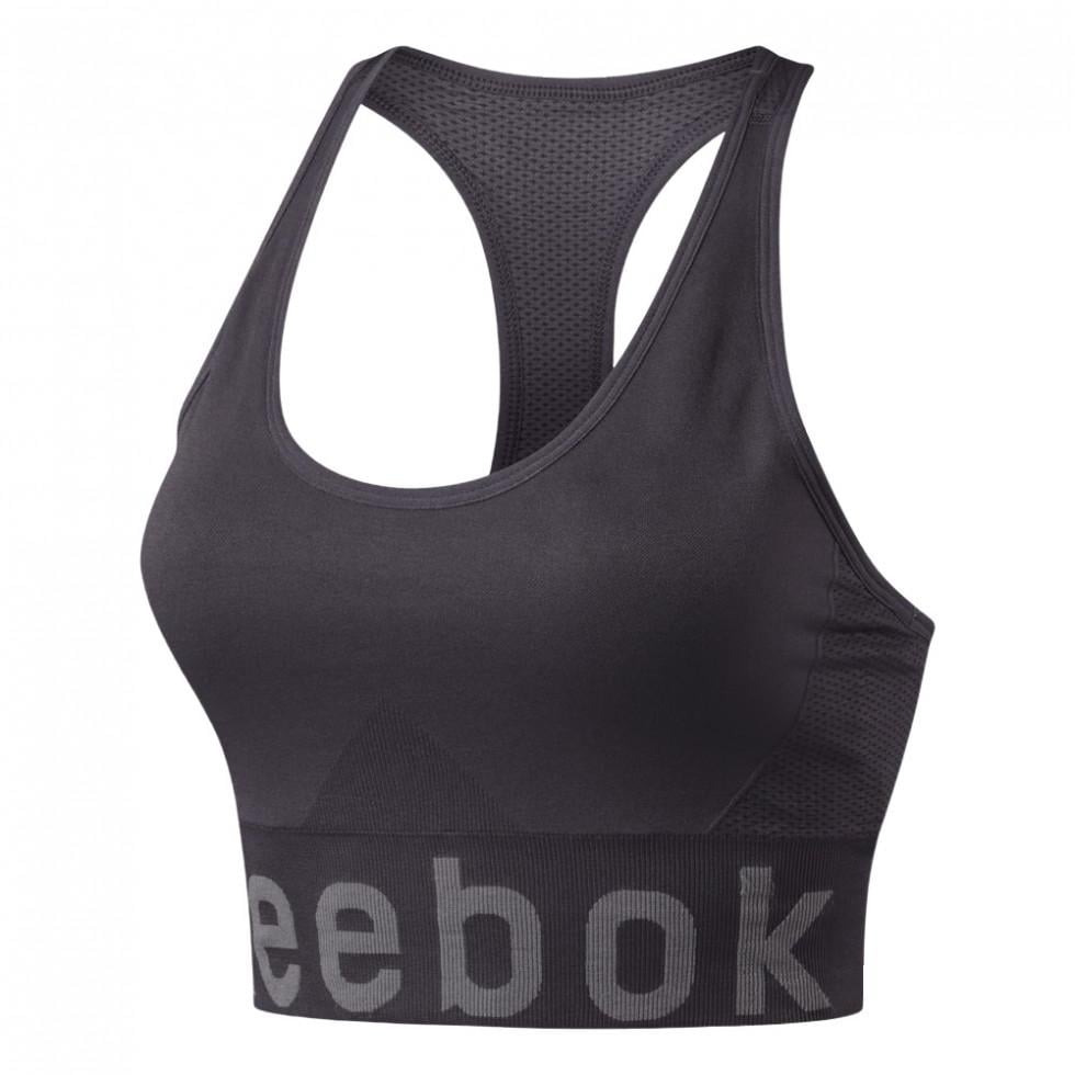 Бра-топ женский Reebok Workout Seamless GD9985 2XS Черный