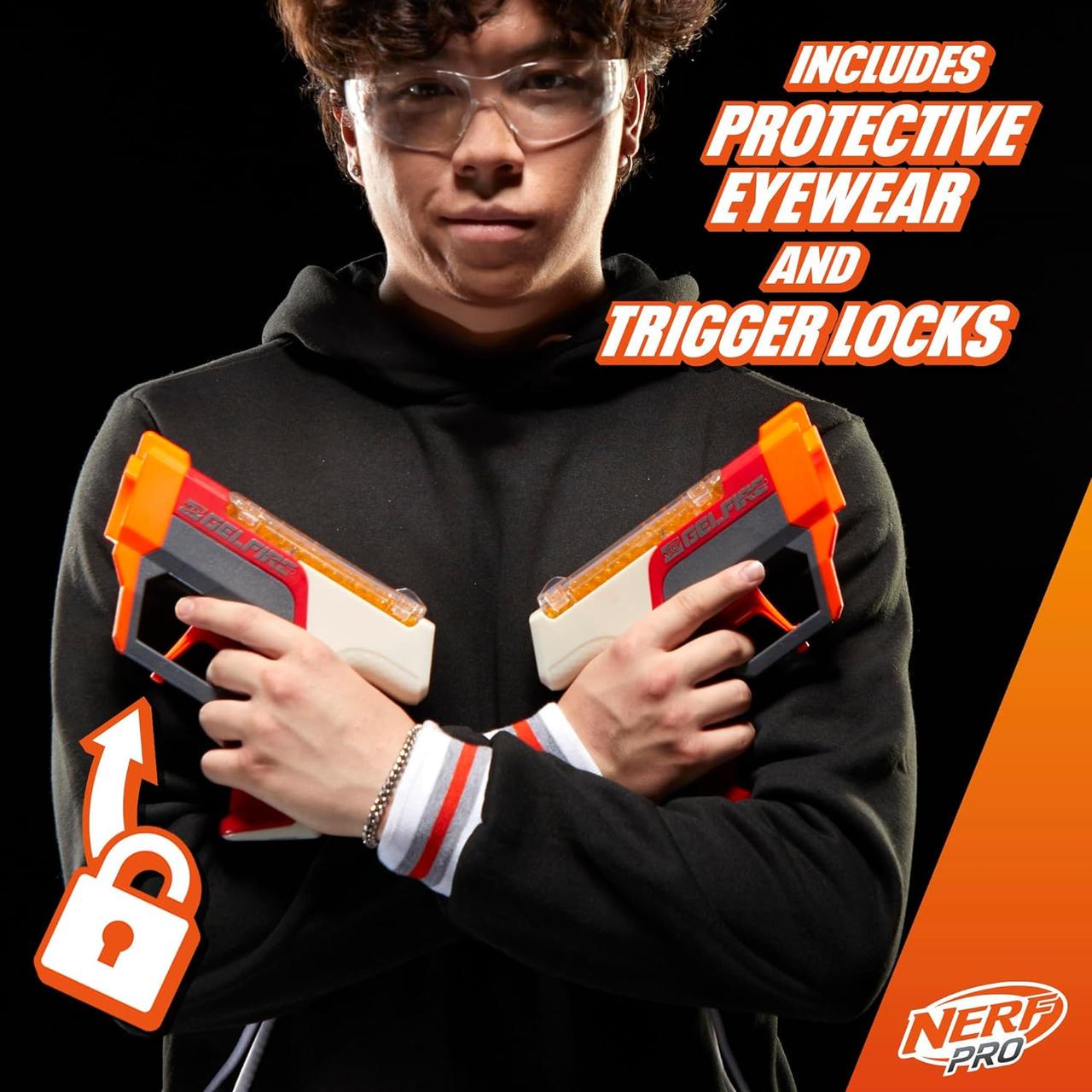 Набор бластеров Nerf Pro Gelfire Dual Wield Pack - фото 8