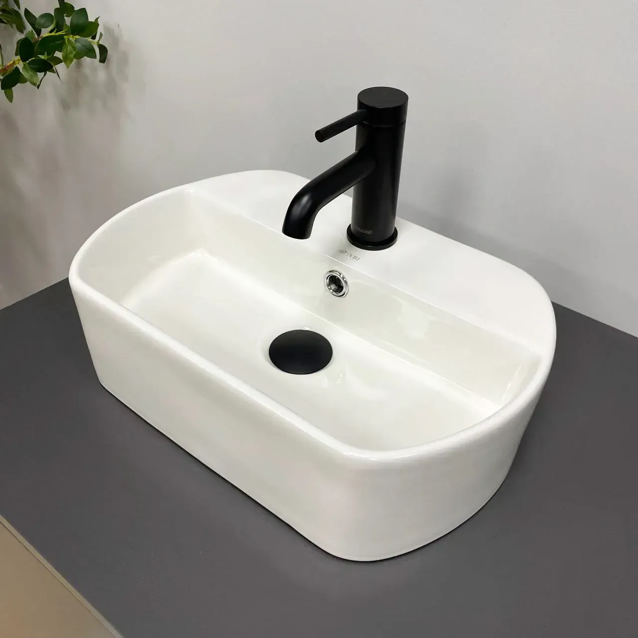 Умывальник накладной VBI SEVERINI WHITE 450x300 мм (VBI-015508)