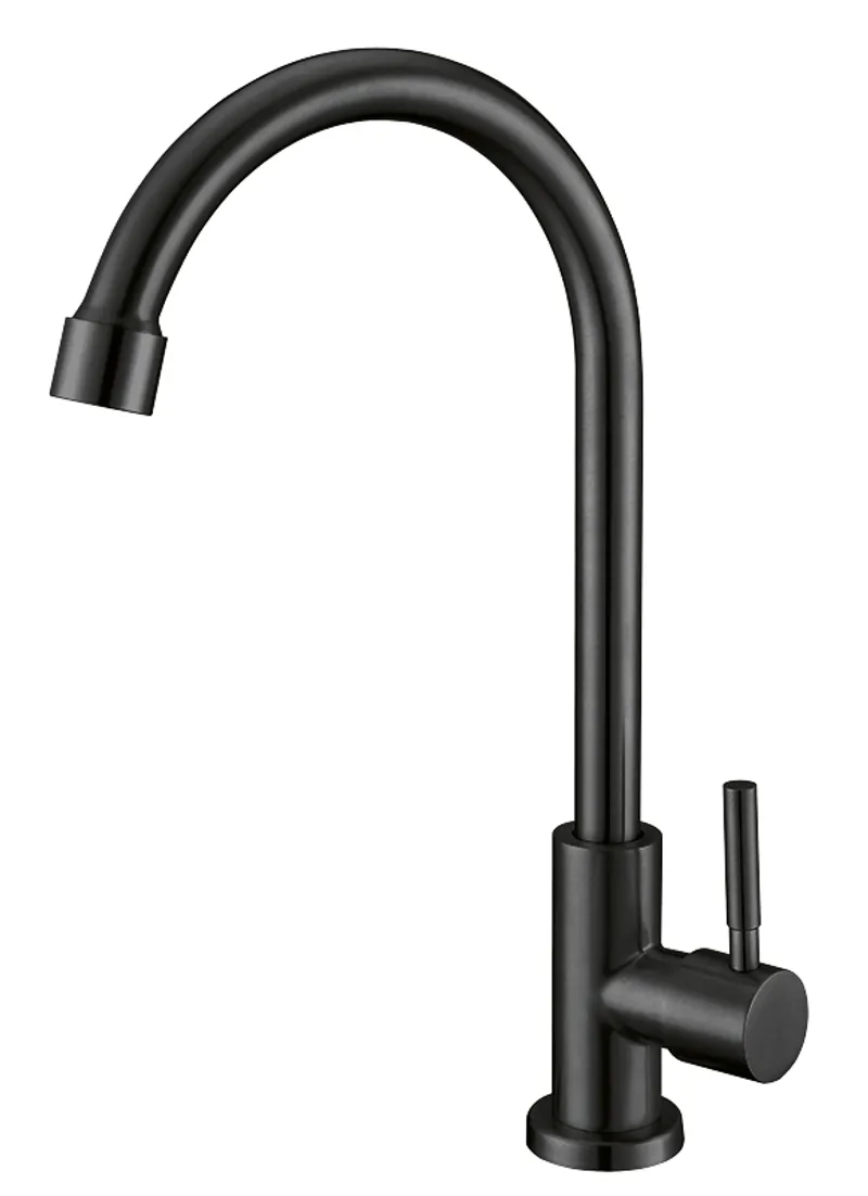 Кран для холодной воды MIXXUS Mono-01.SUS из нержавеющей стали Black (MI6561)