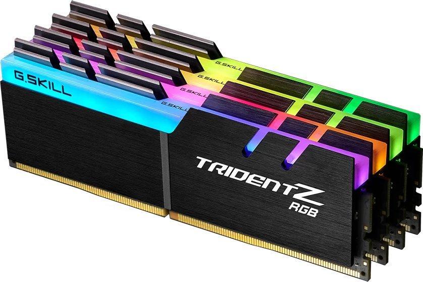 Оперативна пам'ять для ПК G.Skill 64 GB 4x16 GB DDR4 3600 MHz Trident Z RGB (F4-3600C16Q-64GTZRC) - фото 2