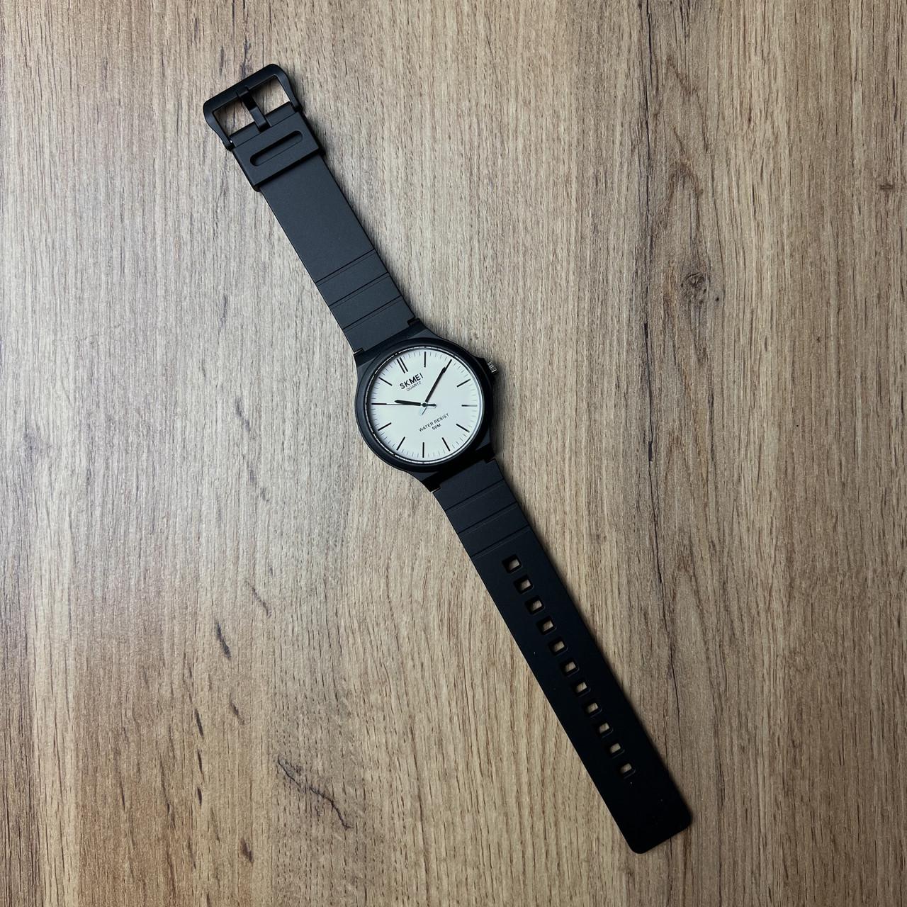 Часы мужские Skmei каучук Черный/Белый (z061-2) - фото 6 Часы мужские Skmei каучук Черный/Белый (z061-2) - фото 6