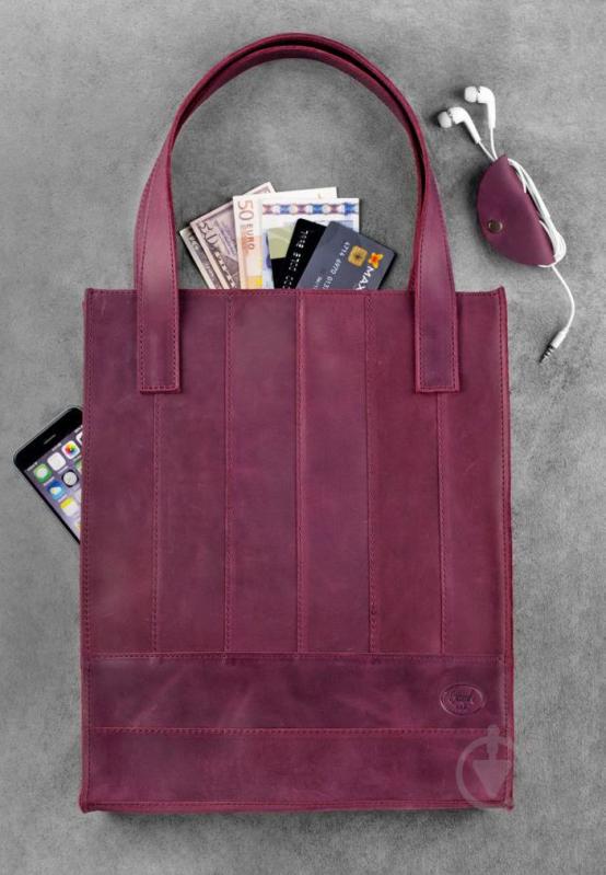 Сумка шоппер BlankNote Бетсі Бордовий (BN-BAG-10-vin) - фото 4