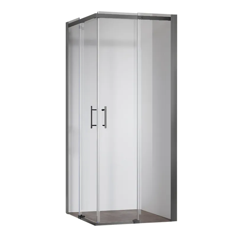 Душевая кабина без поддона KOER SR SC03-90x90x200-TR-07 прозрачное стекло Easy Clean 6 мм Графитовый (KR5359) - фото 1 Душевая кабина без поддона KOER SR SC03-90x90x200-TR-07 прозрачное стекло Easy Clean 6 мм Графитовый (KR5359) - фото 1