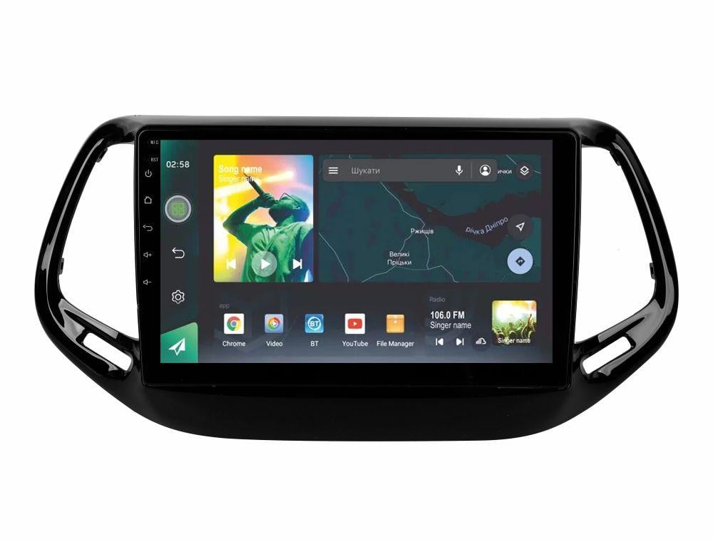 Штатная магнитола Sigma X10232 2/32 GB для Jeep Compass 2 MP 2016-2018 г. 10" (AR-72181) - фото 1 Штатная магнитола Sigma X10232 2/32 GB для Jeep Compass 2 MP 2016-2018 г. 10" (AR-72181) - фото 1