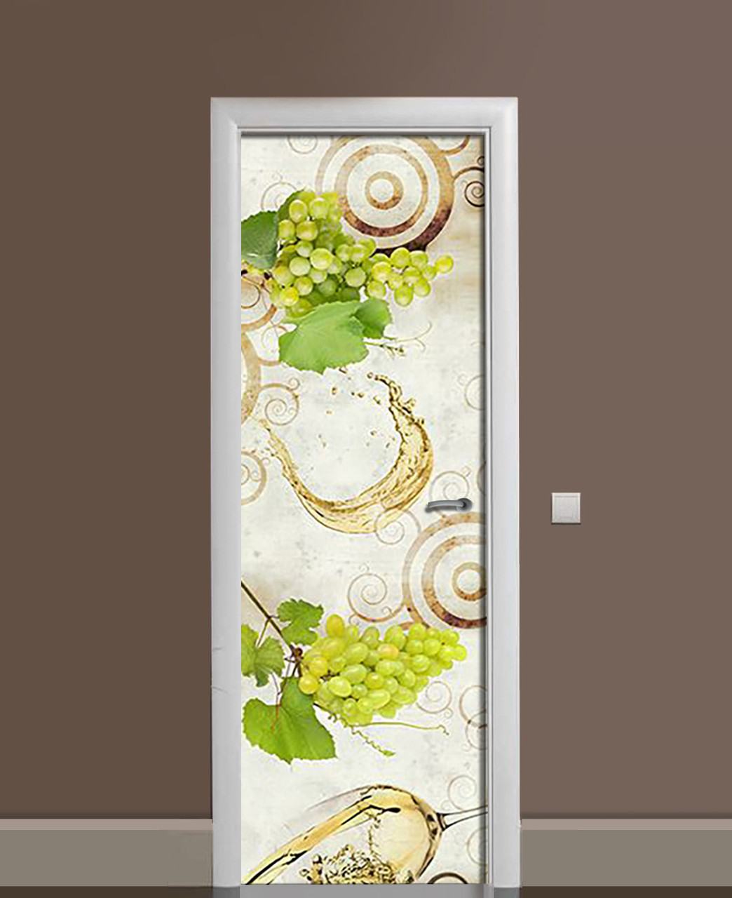 Наклейка 3D на двері Zatarga "Сонце в бокалі" вінілова 650х2000 мм Наклейка 3D на двері Zatarga "Сонце в бокалі" вінілова 650х2000 мм