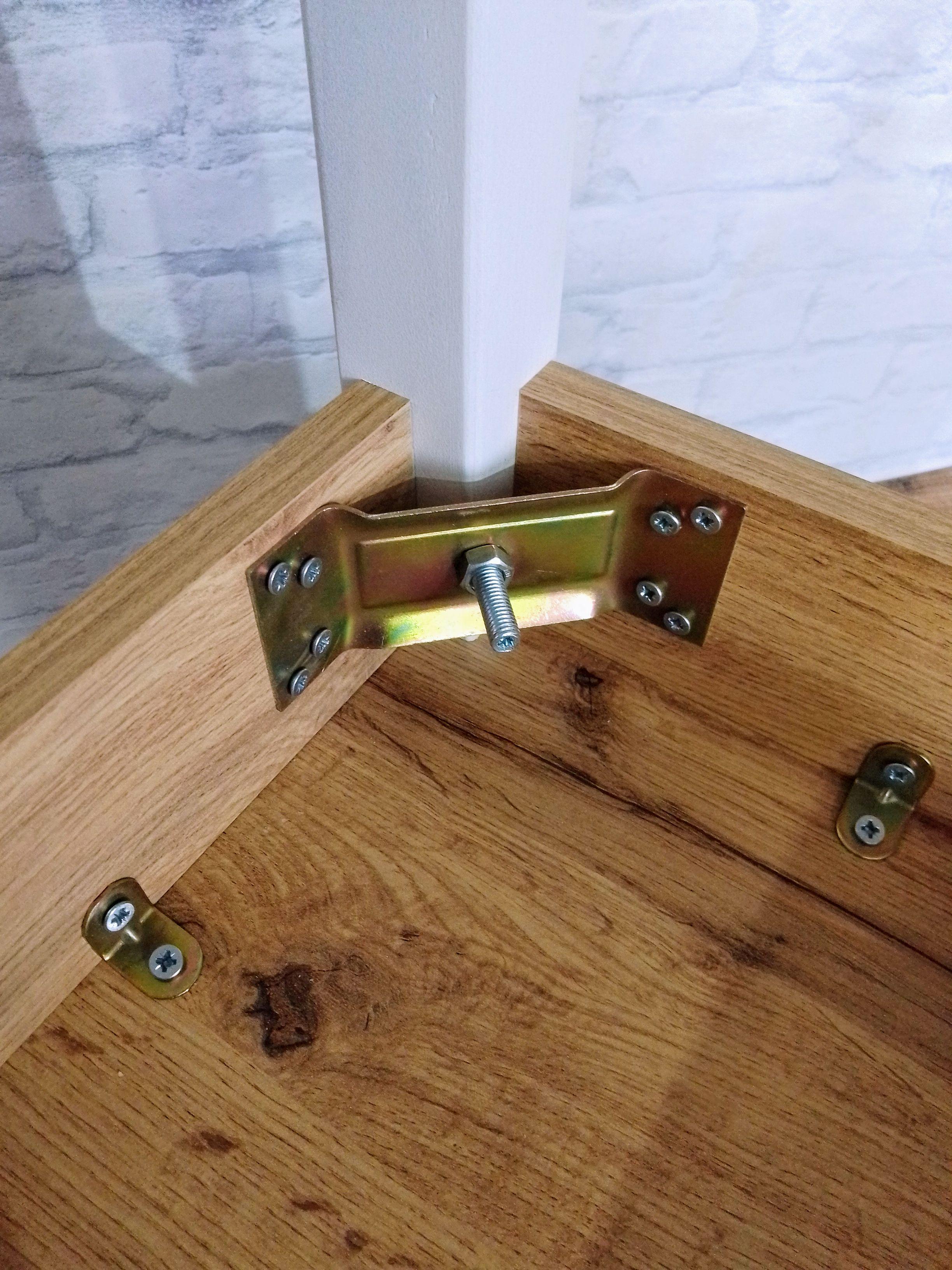 Табурет Сет ніжки дерев'яні 34х34х45 см Дуб аппалачі/Білий (0032) - фото 2 Табурет Сет ніжки дерев'яні 34х34х45 см Дуб аппалачі/Білий (0032) - фото 2