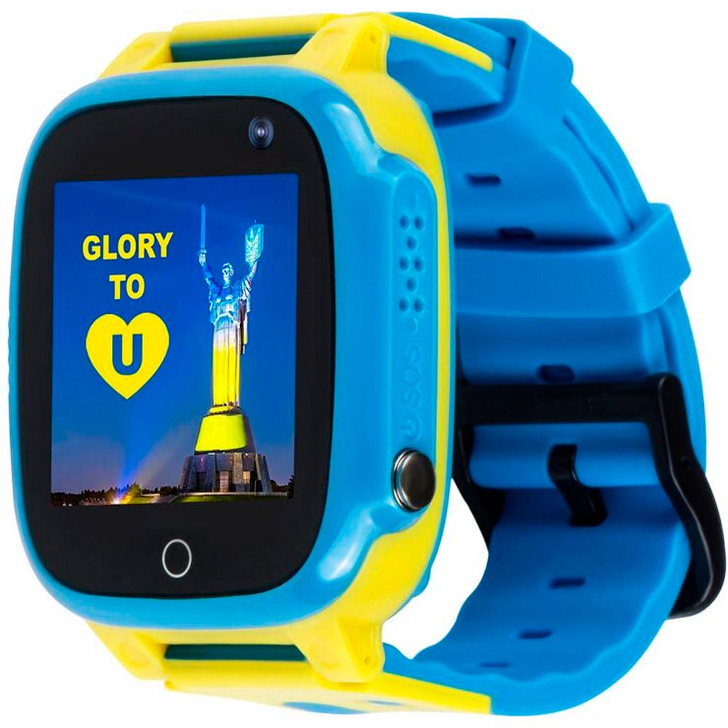 Смарт-годинник дитячий AmiGo Glory GO008 Blue/Yellow (81815) - фото 1