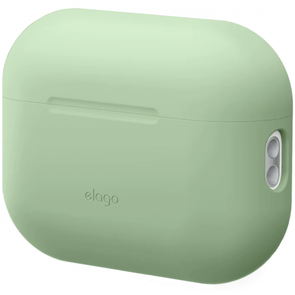 Чехол Elago Silicone Basic Case Nylon Lanyard for Airpods Pro 2nd Gen Pastel Green (EAPP2SC-BA+ROSTR-PGR)