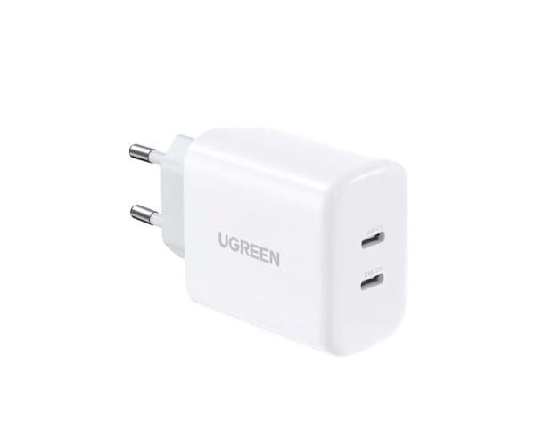 Зарядное устройство сетевое UGREEN CD243 UGR-10343 USB-C Fast Charger 40W White