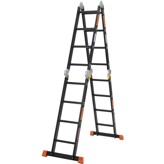 Лестница-трансформер алюминиевая BLUETOOLS Black (160-9016)