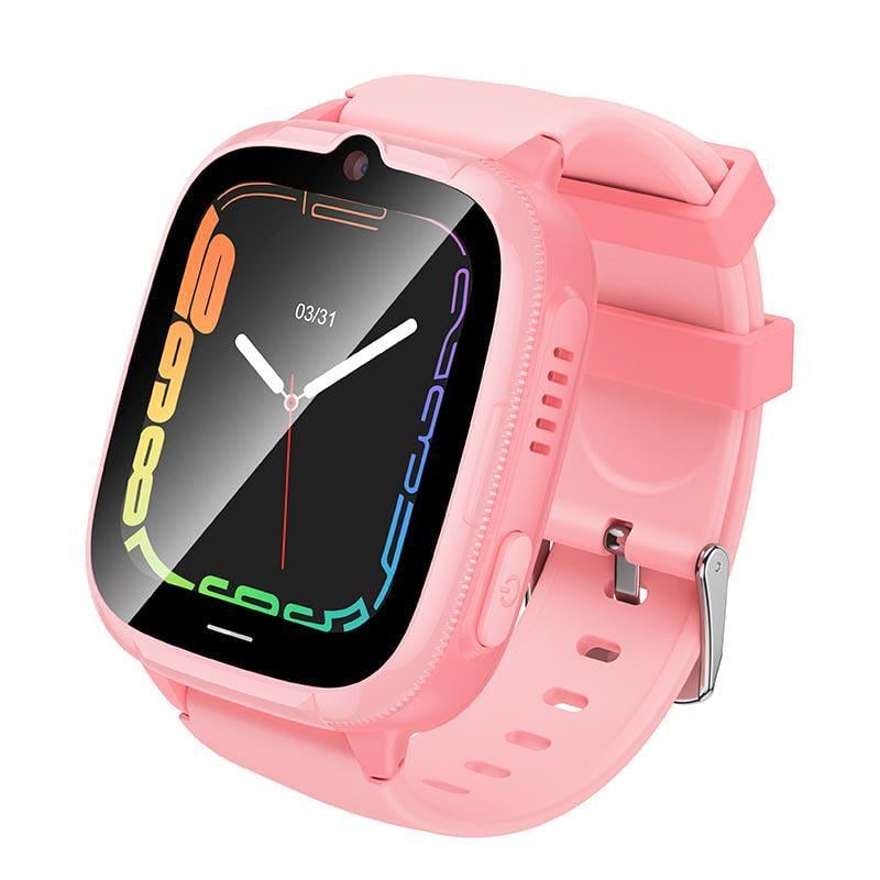 Смарт-часы детские Hoco Y106 4G 1,83" 730 мАч Nano SIM IPX7 Pink (17513)