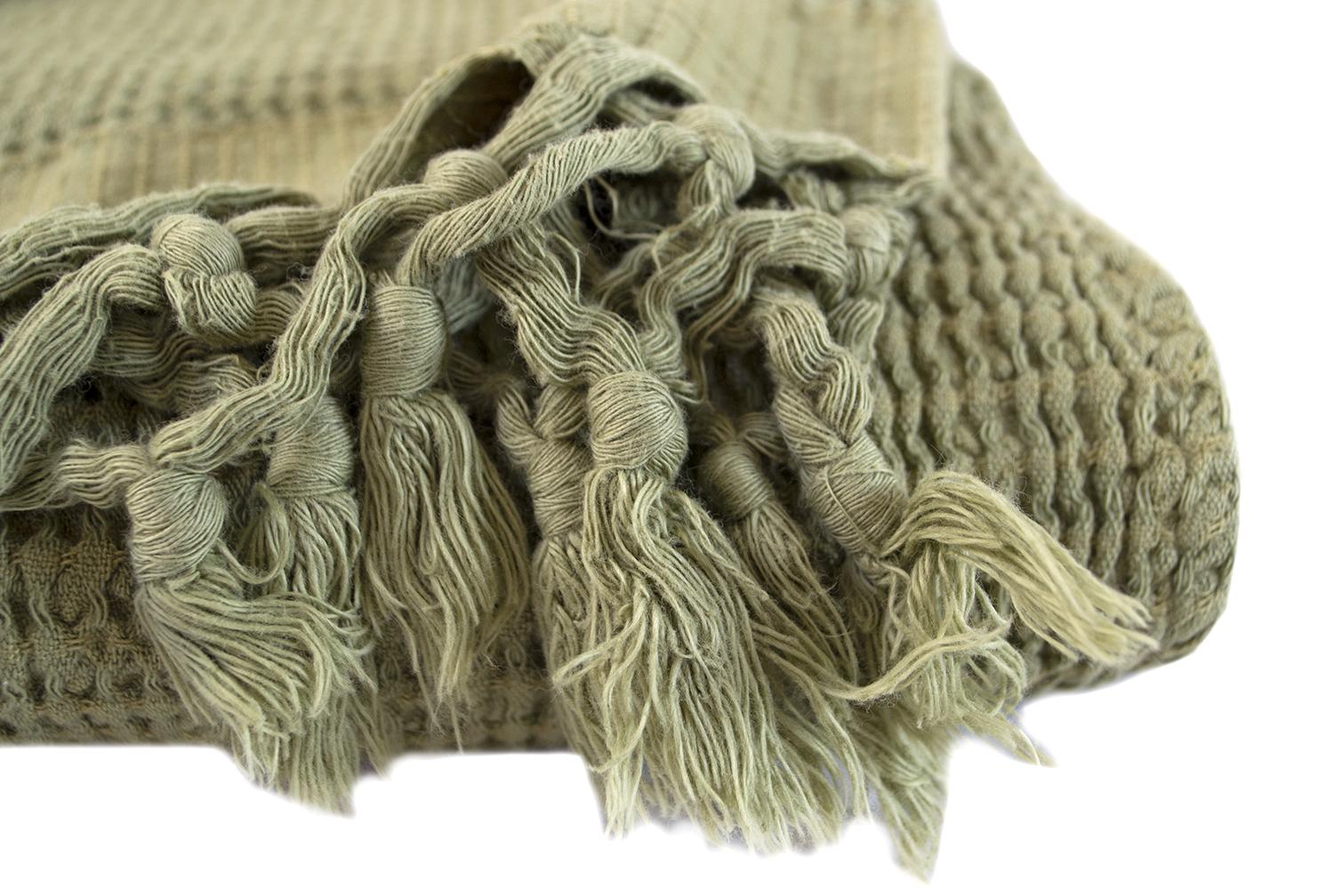 Плед Lotus Home Rius 130x170 см Оливковый (svt-2000022331296) - фото 3 Плед Lotus Home Rius 130x170 см Оливковый (svt-2000022331296) - фото 3