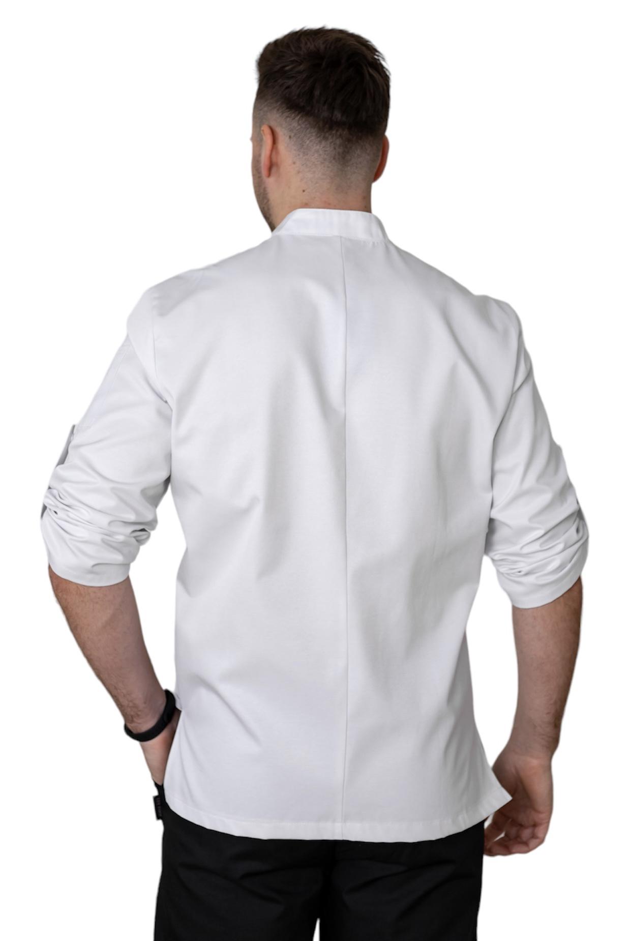 Кітель кухарський чоловічий Lux Form р. 54 White (4414) - фото 4 Кітель кухарський чоловічий Lux Form р. 54 White (4414) - фото 4