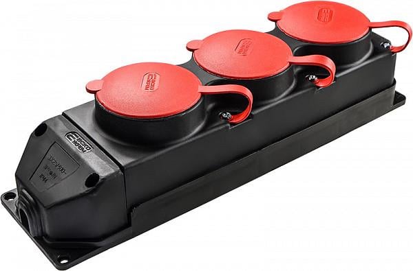 Колодка GAV 466 каучуковая герметичная 3 гнезда с крышкой (1694060264) Колодка GAV 466 каучуковая герметичная 3 гнезда с крышкой (1694060264)