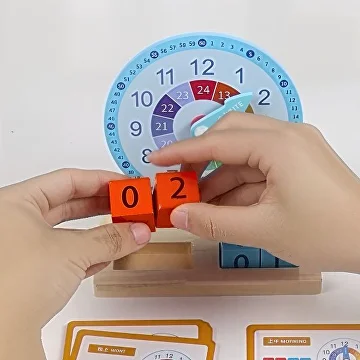 Детская игра Учим время 17x13,5x3,7 см (Q00668) - фото 7 Детская игра Учим время 17x13,5x3,7 см (Q00668) - фото 7