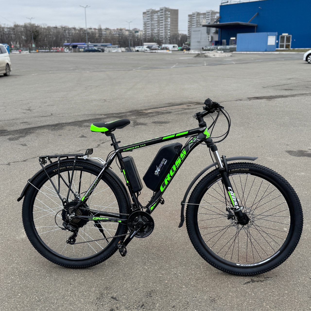 Велосипед з Е-комплектом Titan з багажником 29" Hunter 2025 48 В 1000 Вт MXSUS 15 Ah/до 55 км запас ходу з дисплеєм LSD10/Pas-ассистент (c4e8ad5b) - фото 9