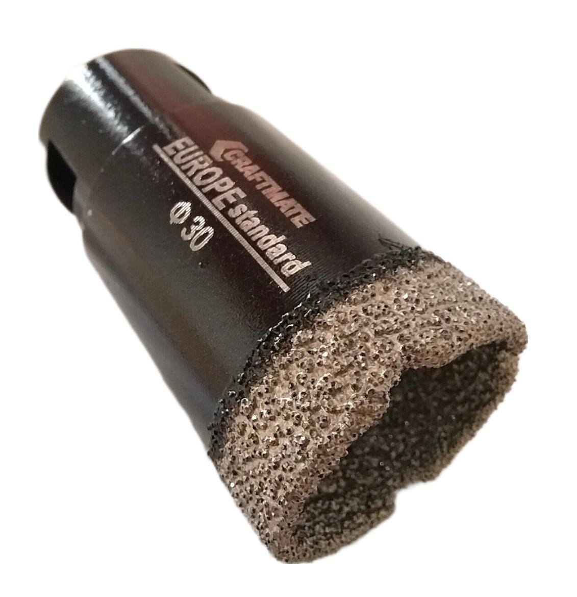 Коронка алмазна Craftmate 30 мм М14 сухе свердління для КШМ - фото 1 Коронка алмазна Craftmate 30 мм М14 сухе свердління для КШМ - фото 1