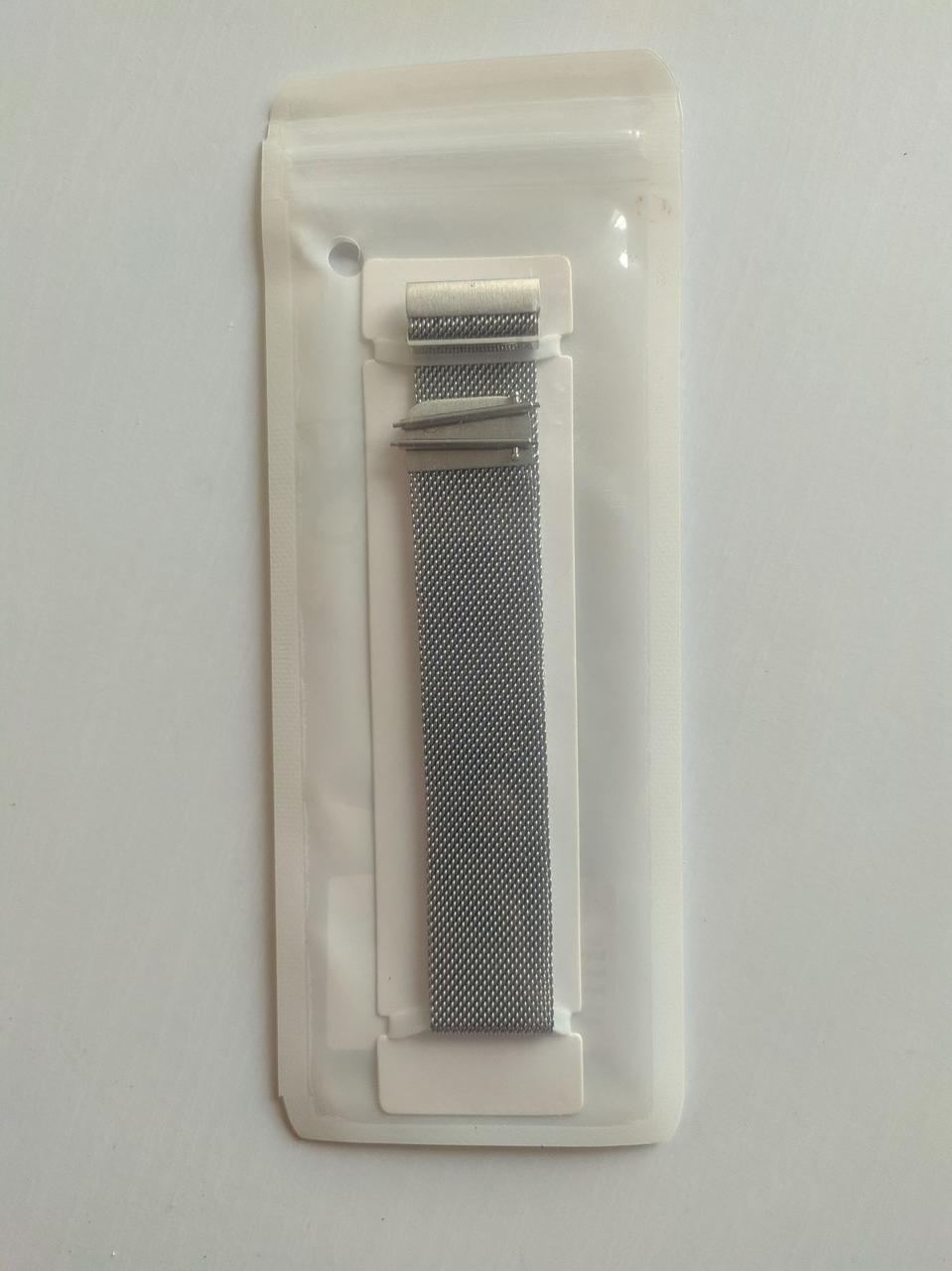 Ремешок для смарт-часов Mijobs миланская петля металлический 22 мм Серебряный (1607P) - фото 4 Ремешок для смарт-часов Mijobs миланская петля металлический 22 мм Серебряный (1607P) - фото 4